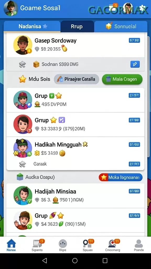 Cuplikan layar BG777 — halaman utama
